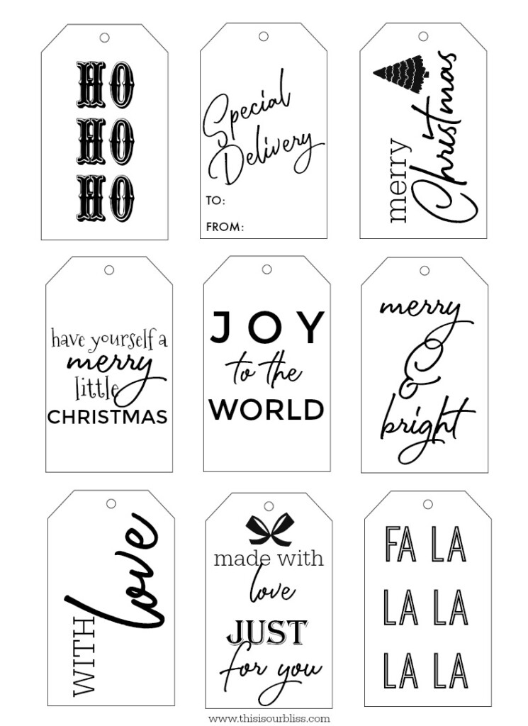 Homemade Gift In A Jar Free Christmas Gift Tags This Is Our Bliss
