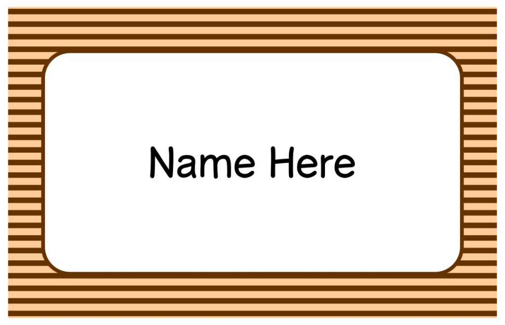 9 Best Printable Name Badge Designs Printablee