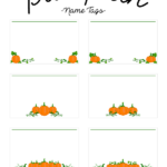Printable Pumpkin Name Tags Name Tag Templates Tag Templates Name Tags