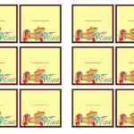 Fiesta Mexican Name Tags Birthday Printable