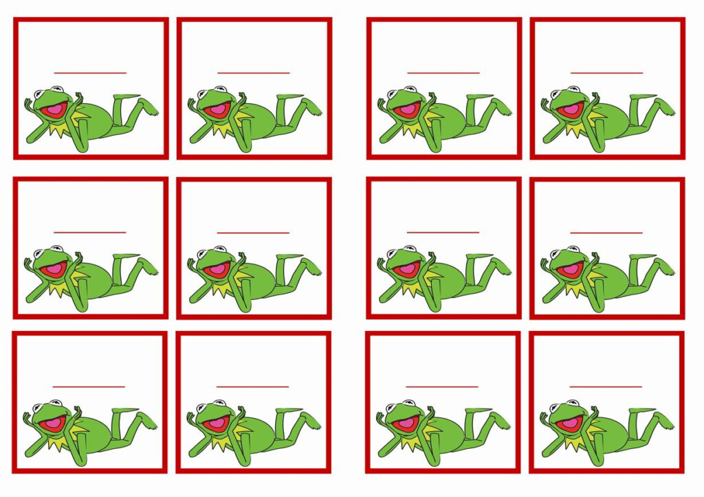 Pin By Crafty Annabelle On Muppets Printables Frog Printable Name 