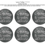 He Popped The Question Gift Tag Engagement Favor Tag Popcorn Favor
