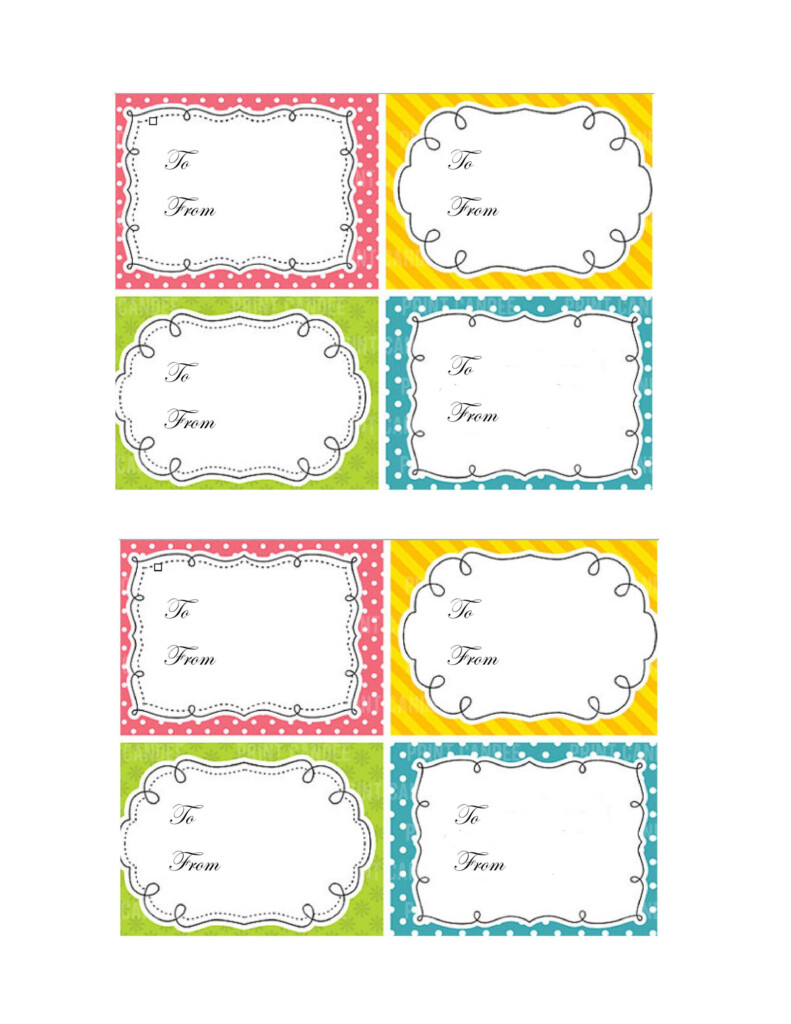 44 Free Printable Gift Tag Templates TemplateLab