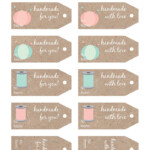 Free Printable Handmade Holidays Gift Tags plus Giveaway Holiday