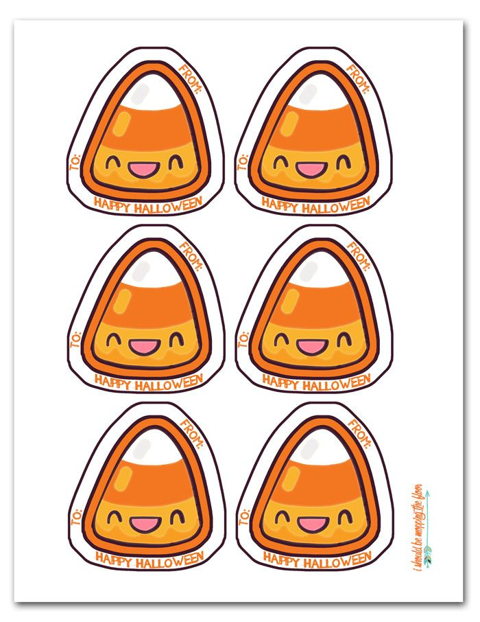Free Printable Tags For Halloween Goodie Bags Grab Either The Cute