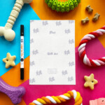 Monochrome happy Gotcha Day Edible Card For Dogs By Scoff Paper