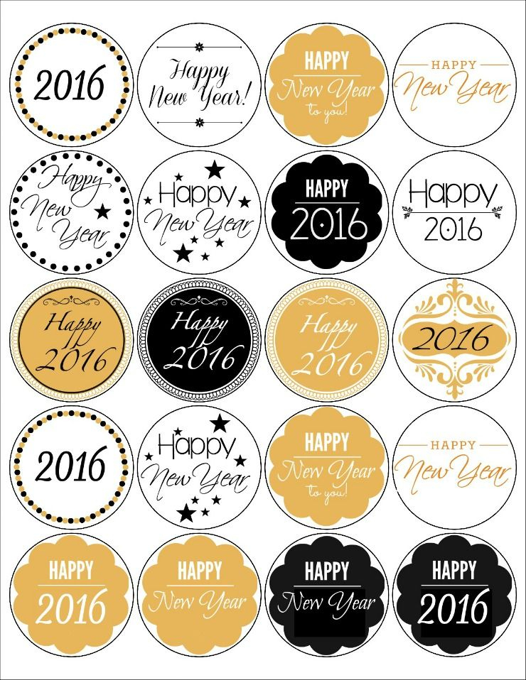 New Year Labels Free Printable The Bearfoot Baker Labels
