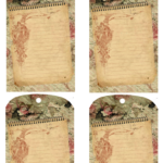 Free Journal Tags Free Junk Journal Vintage Printables Vintage
