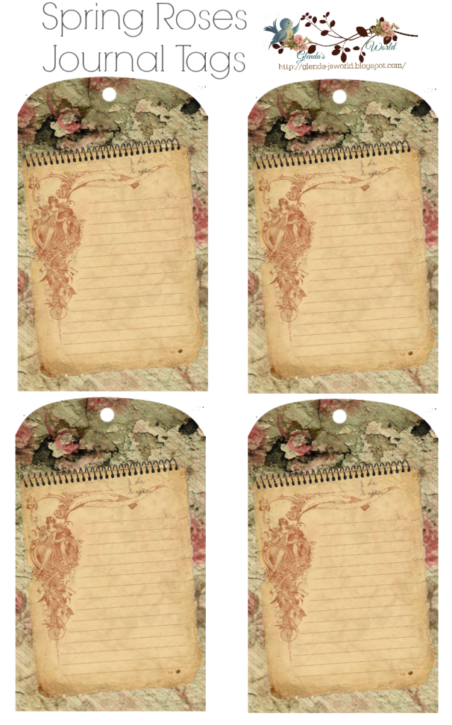 Free Journal Tags Free Junk Journal Vintage Printables Vintage 