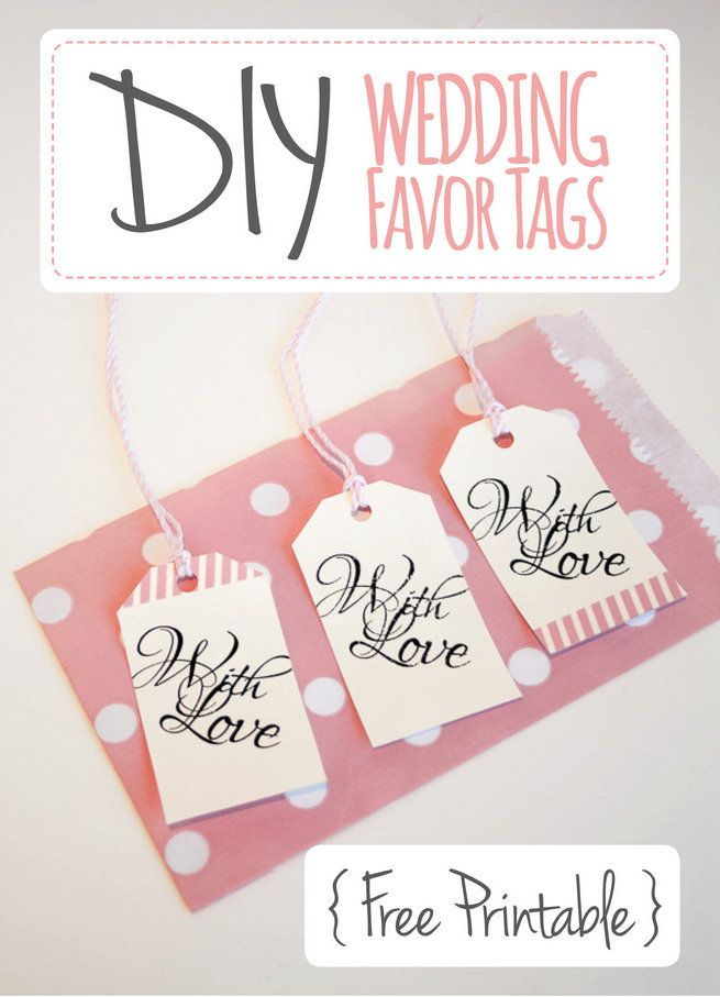 Wedding Favor Tags With Love Luggage Tag Printable Wedding Favor