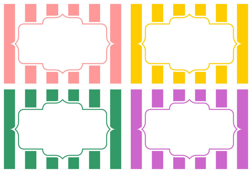 4 Best Free Printable Classroom Labels Printablee