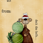Christmas Gift Tag Large You Can Just Size It Down To The Size You