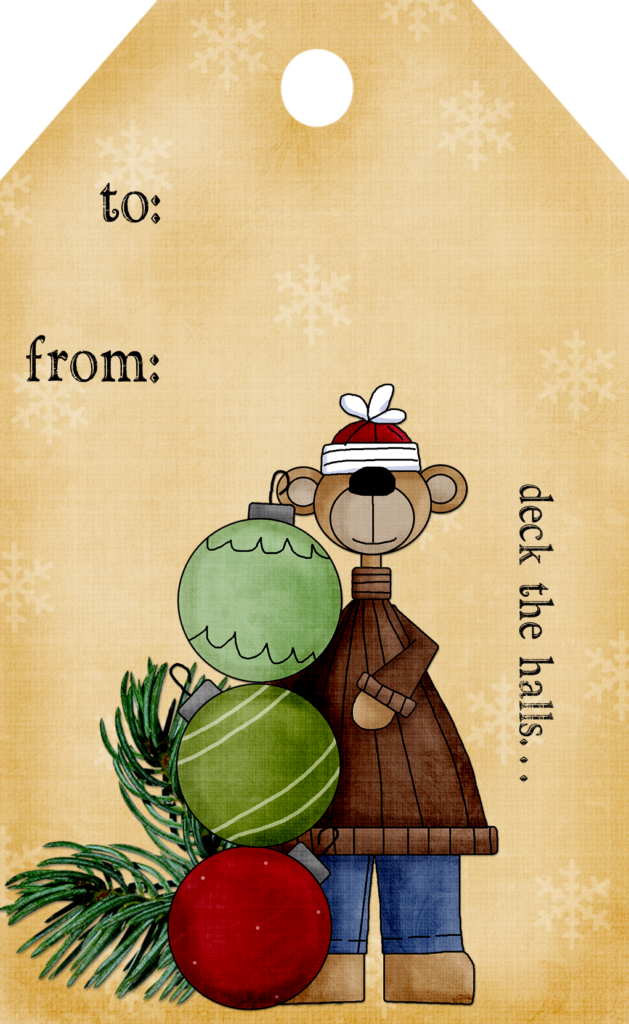 Christmas Gift Tag Large You Can Just Size It Down To The Size You 
