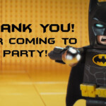 Lego Batman Thank You Cards Lego Batman Party Lego Batman Birthday