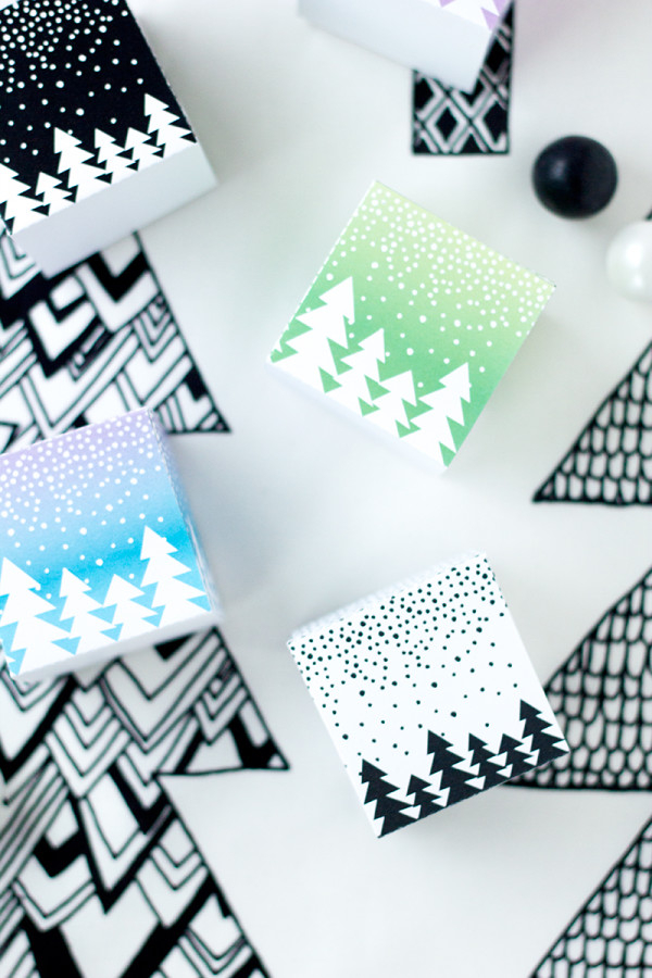 Free Printable Let It Snow Gift Boxes And Tags For Christmas