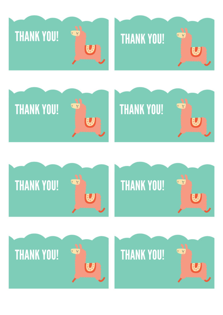 Free Llama Birthday Invite Printable Pack Diy Thought