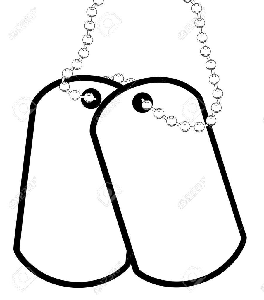 Military Dog Tag Drawing At GetDrawings Free Download