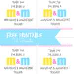M M Free Printable Teacher Gift Idea By U Create Skip To My Lou