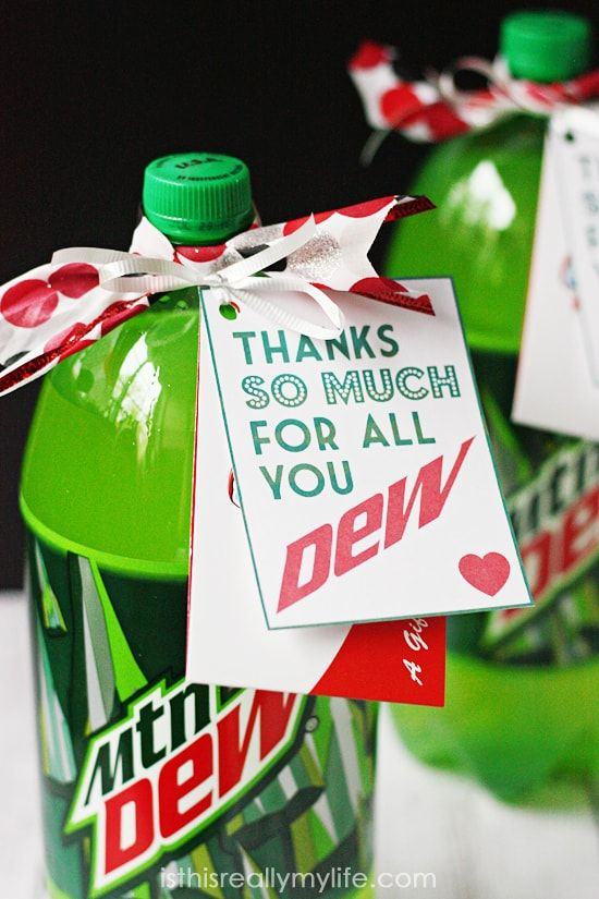 Mountain Dew Printable Gift Tag Half Scratched Employee 