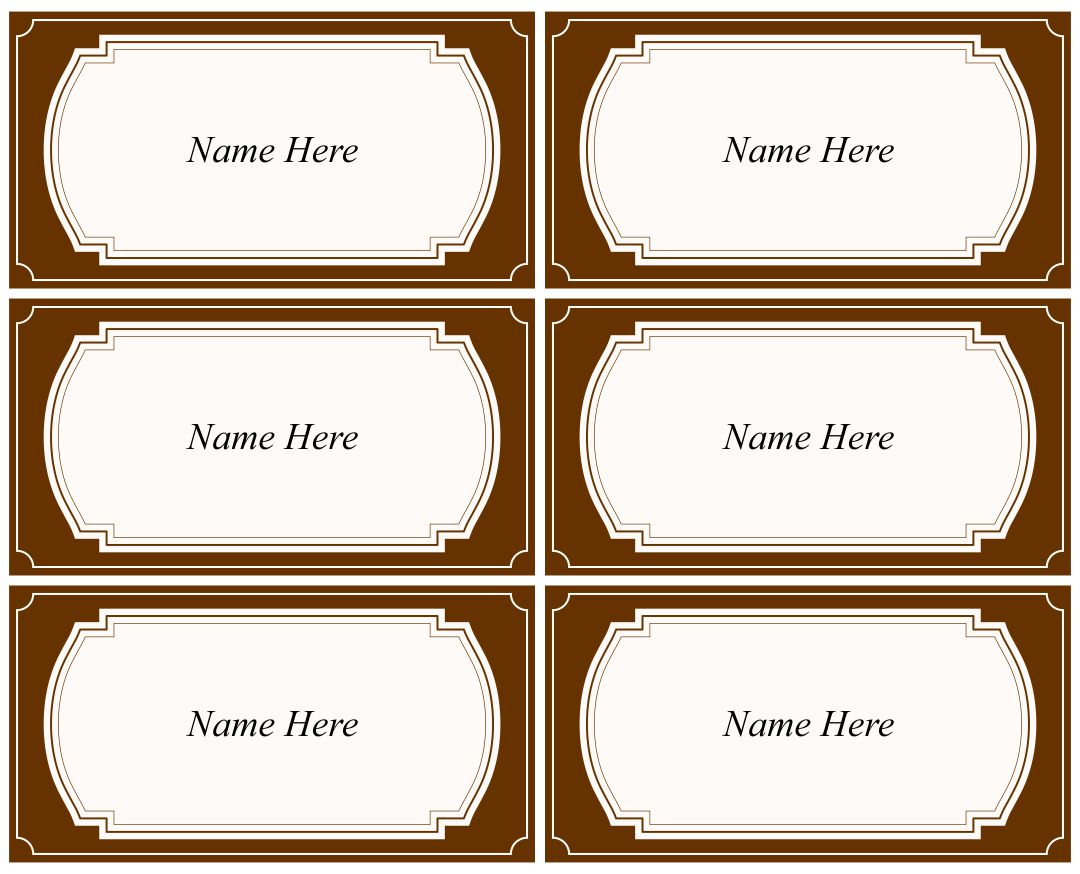 7 Best Free Printable Kids Name Tags Templates Printablee