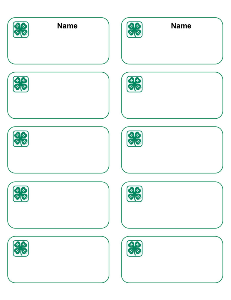 47 Free Name Tag Badge Templates TemplateLab