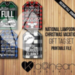 National Lampoon s Christmas Vacation Gift Tag Set Etsy
