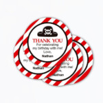 Pirate Party Birthday Favor Tags Printable Pdf Baby Shower Thank
