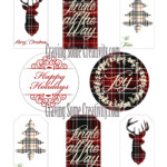 Free Printable Plaid Holiday Gift Tags