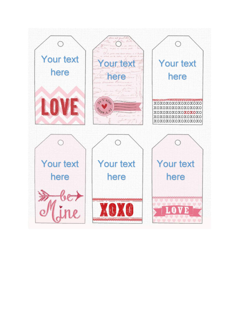 44 Free Printable Gift Tag Templates TemplateLab
