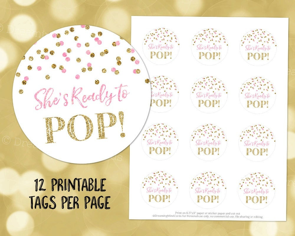 Free Printable Ready To Pop Popcorn Labels Free Printable