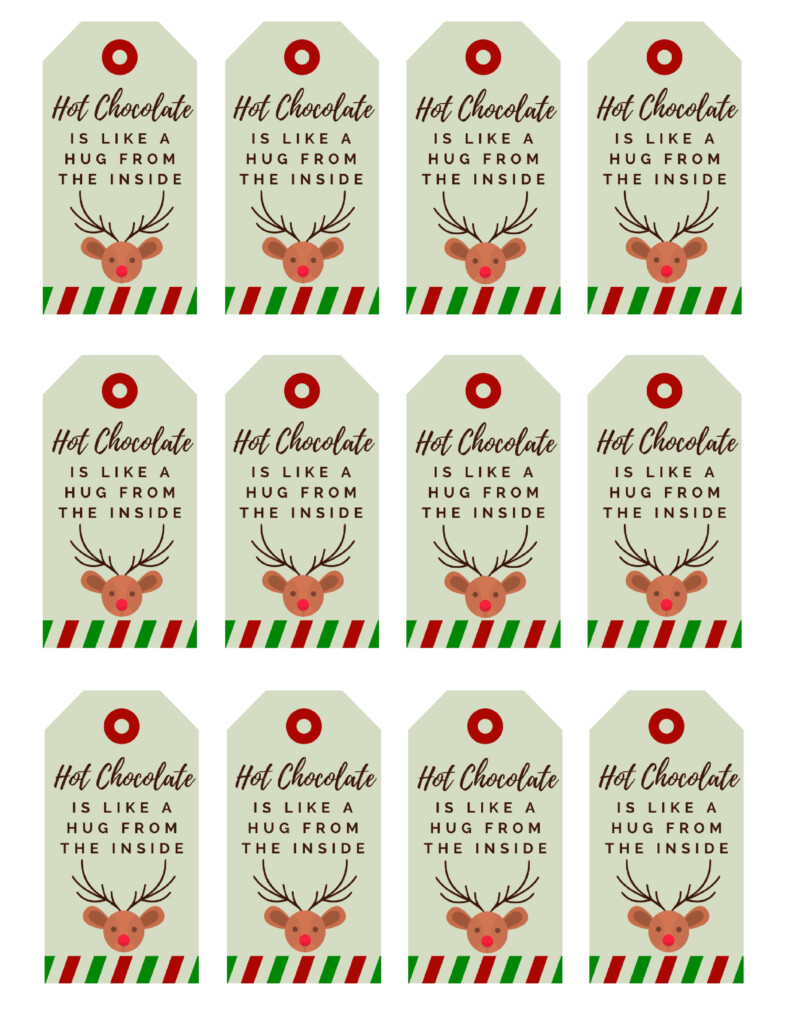 Creamy Hot Chocolate Recipe With FREE Printable Tags The Ruffled Daisy