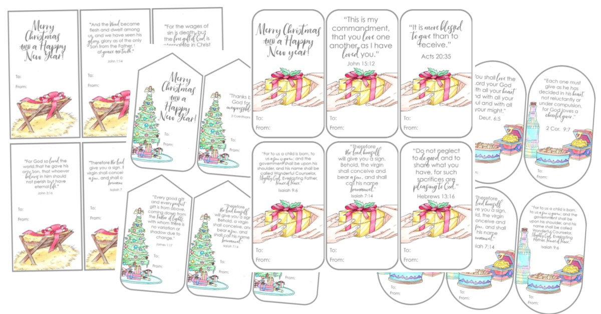 Free Printable Religious Christmas Tags Templates FreePrintableTag