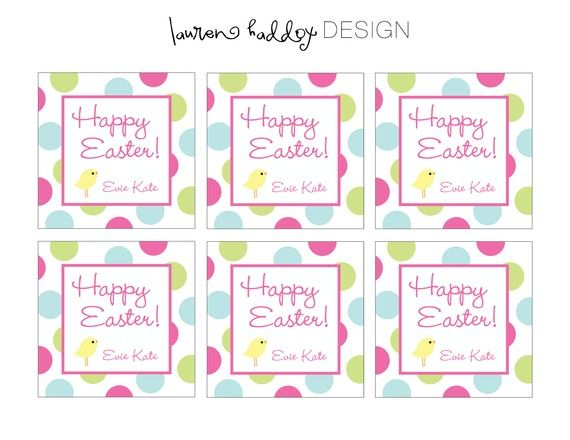 Free Printable Easter Name Tag Labels Easter Printables Free Free