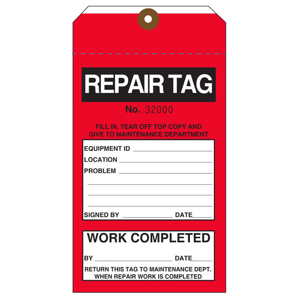 Custom Repair Tags St Louis Tag