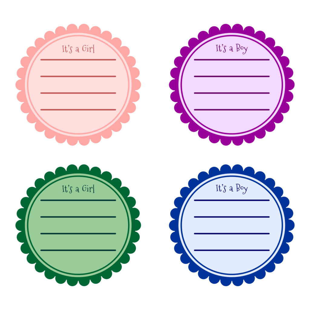 8 Best Printable Round Labels Printablee