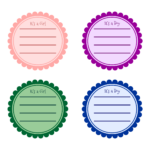 8 Best Printable Round Labels Printablee