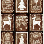 Rustic Christmas Gift Tags And Labels Free Printable Rustic