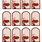 Printable Santa Claus Christmas Gift Tags Print This Today
