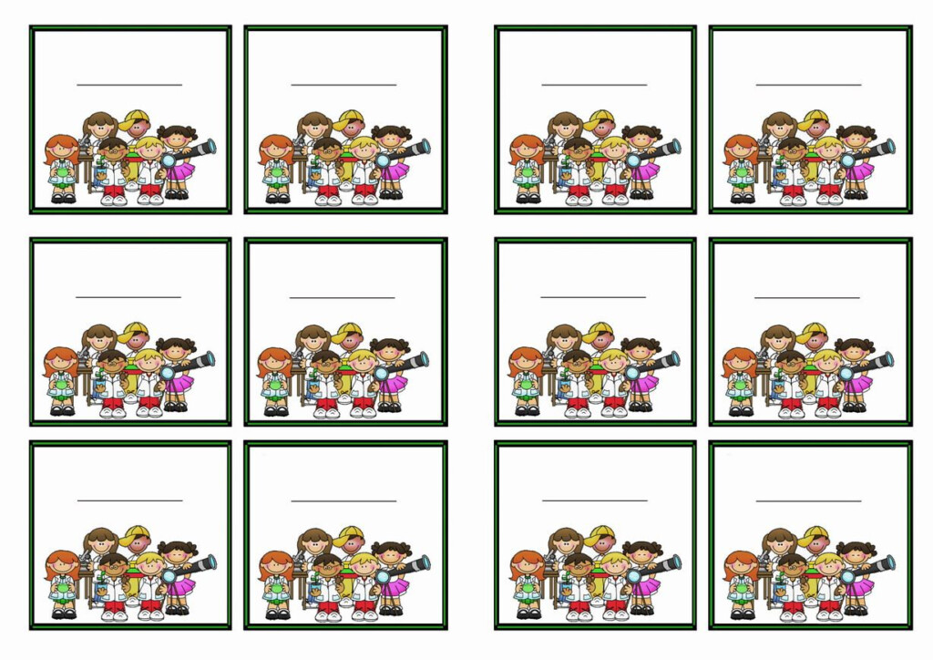 Science Name Tags Name Tags Printable Name Tags Science Themes