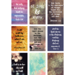 Bible Verse Printable Name Tags From Path Through The Narrow Gate