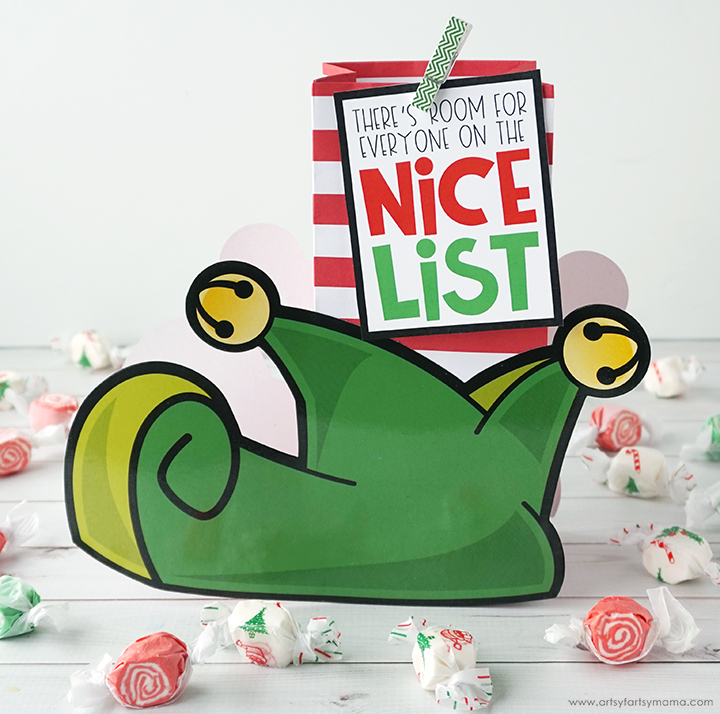 Secret Elf Gift Idea With Free Printable Gift Tag Artsy fartsy Mama