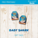Free Printable Baby Shark Favor Tags Birthday Buzzin