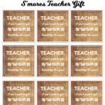 S mores Back To School Teacher Gift The Girl Who Ate Everything