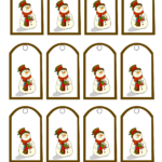 Free Printable Snowman Christmas Gift Tags