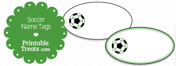 Free Printable Soccer Name Tags Printable Treats