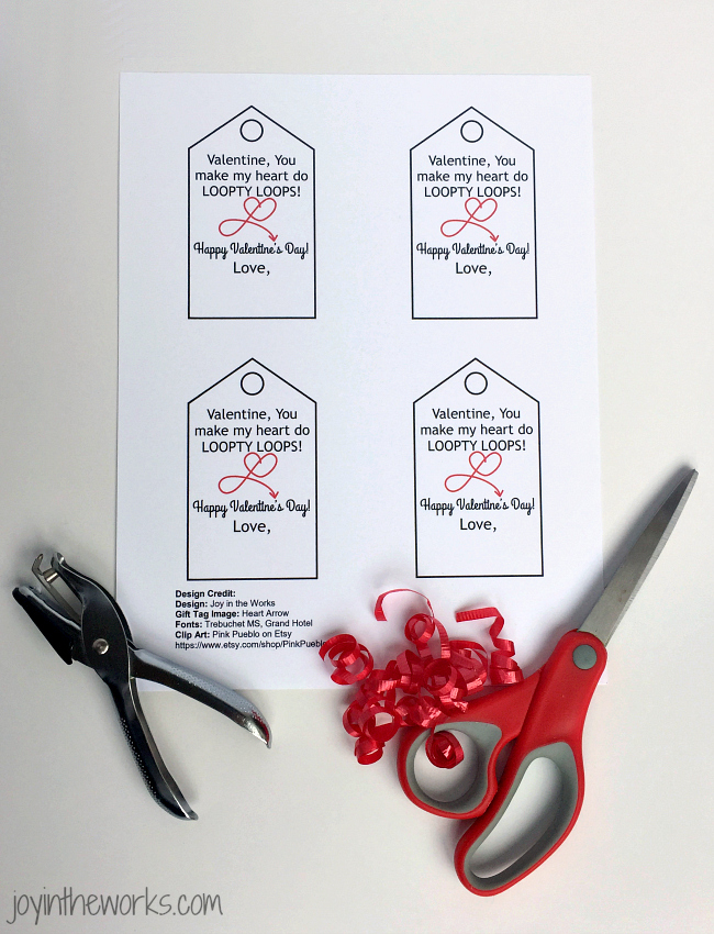 Free Printable Silly Straw Valentine Tag Joy In The Works