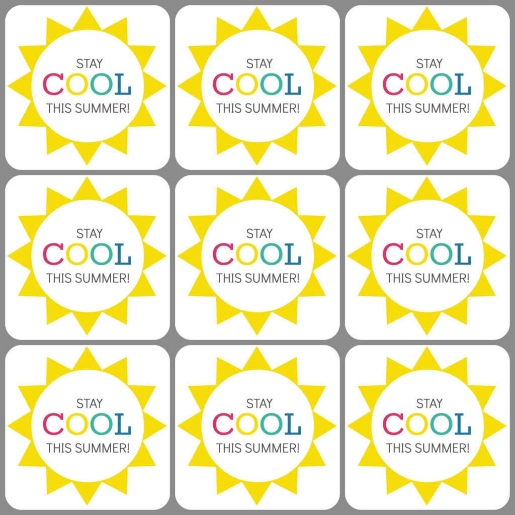  STAY COOL Tags For Popsicles Teacher Gift Tags Classmates Gifts