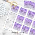 Printable Purple Favor Tags Sweet 16 Favor Tags Thank You Tags Lilac