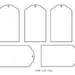 SHEETS OF BLANK TAGS Printable Tags Template Gift Tag Template Gift