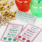 Apple Teacher Gift Tag Printable The Crafting Chicks